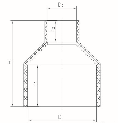 UPVC REDUCER DIN