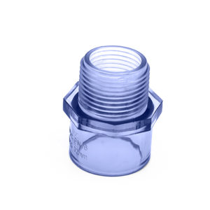 UPVC CLEAR MALE ADAPTOR