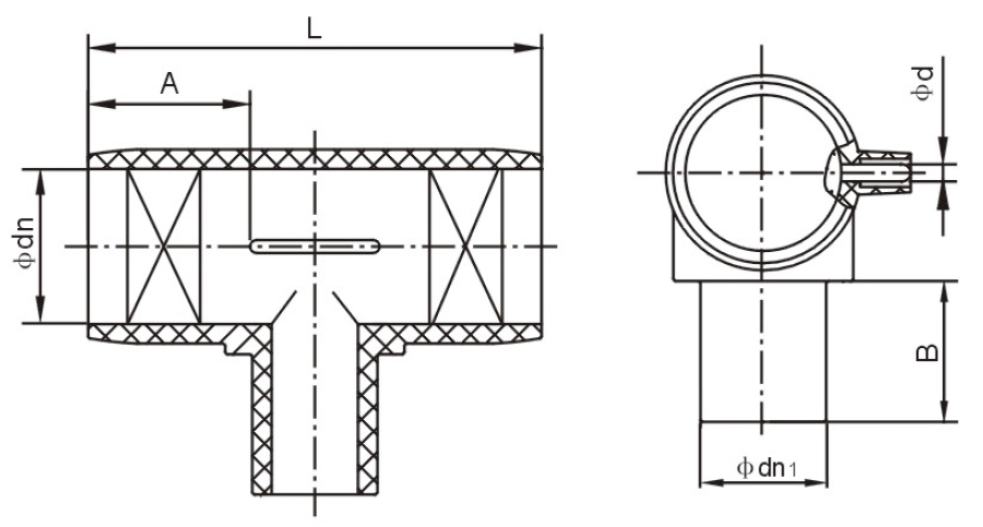 ELECTROFUSION REDUCING TEE