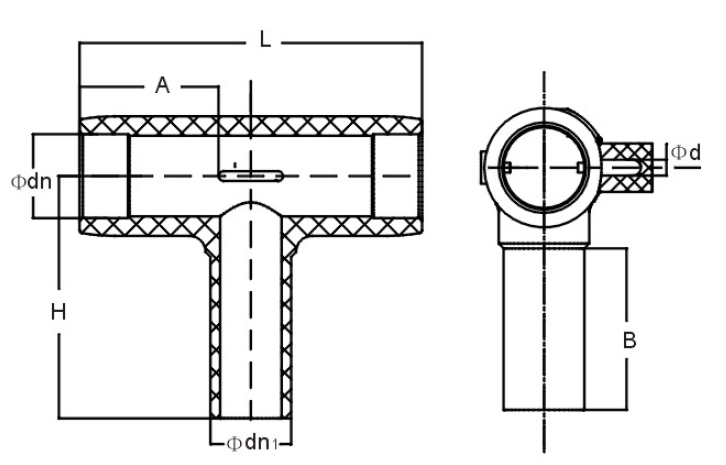 ELECTROFUSION REDUCING TEE