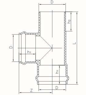 TWO FAUCET AND ONE INSERT REGULAR TEE